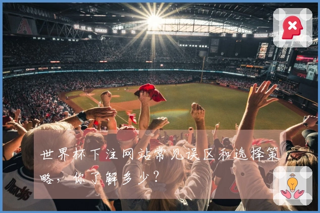 世界杯下注网站常见误区和选择策略，你了解多少？